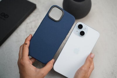 Slim PU Leather Case with Rubberized Interior (Magsafe Compatible)