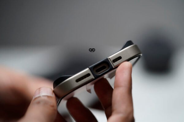 Natural Titanium Fiber Bumper for iPhone 16 Pro (Bumper, not a Case) - Image 6