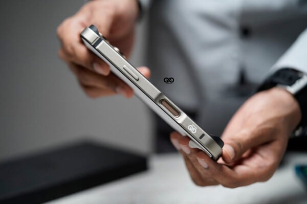 Natural Titanium Fiber Bumper for iPhone 16 Pro (Bumper, not a Case) - Image 7