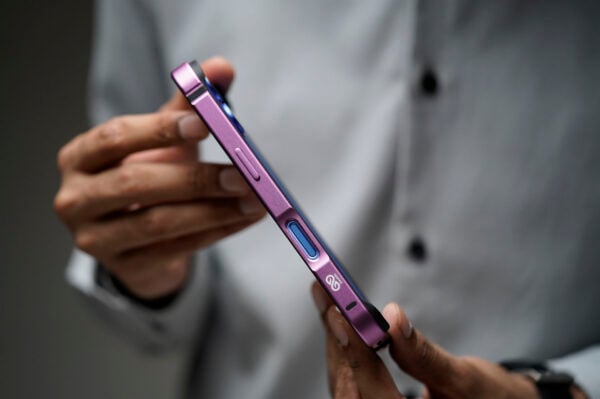 Magenta Fiber Bumper for iPhone 16 Plus (Bumper, not a Case) - Image 5