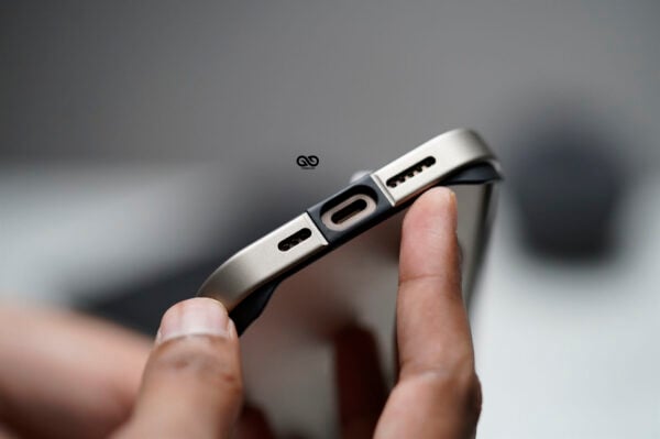 Natural Titanium Fiber Bumper for iPhone 16 Pro (Bumper, not a Case) - Image 2