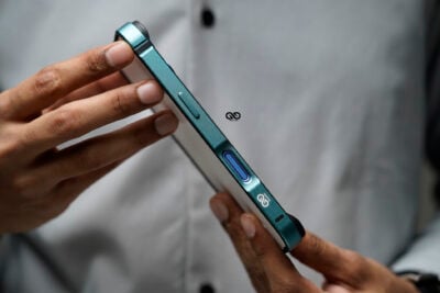 Teal Fiber Bumper for iPhone 16 Plus (Bumper, not a Case) 20 Teal Fiber Bumper for iPhone 16 Plus (Bumper, not a Case)