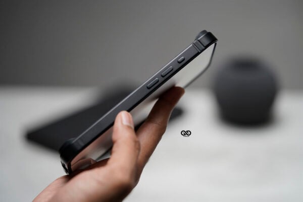 Black Fiber Bumper for iPhone 16 Pro Max (Bumper, not a Case) - Image 9
