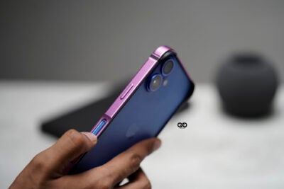 Magenta Fiber Bumper for iPhone 16 Plus (Bumper, not a Case)