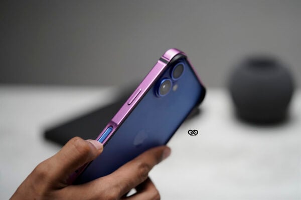 Magenta Fiber Bumper for iPhone 16 Plus (Bumper, not a Case) - Image 7