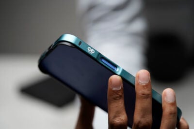 Teal Fiber Bumper for iPhone 16 Plus (Bumper, not a Case) 21 Teal Fiber Bumper for iPhone 16 Plus (Bumper, not a Case)