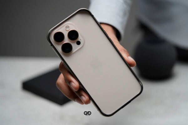 Desert Titanium Fiber Bumper for iPhone 16 Pro (Bumper, not a Case) - Image 3