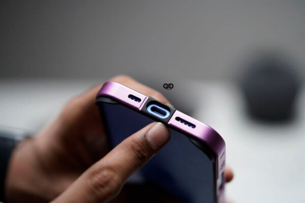 Magenta Fiber Bumper for iPhone 16 Plus (Bumper, not a Case) - Image 6
