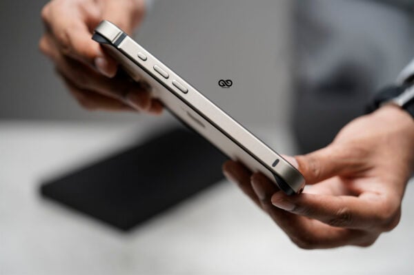 Natural Titanium Fiber Bumper for iPhone 16 Pro (Bumper, not a Case) - Image 8