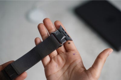 Modern Milanese Loop For Apple Watch 44MM 45MM 46MM Series 4 5 6 7 8 9 10 SE SE 2 Gen