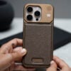 Vegan Leather Case With Titanium Frame