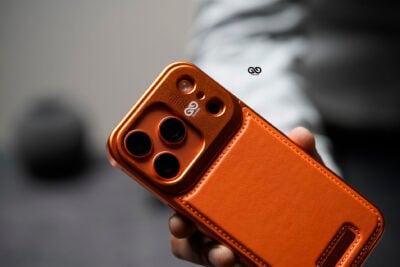 Vegan Leather Case With Titanium Frame