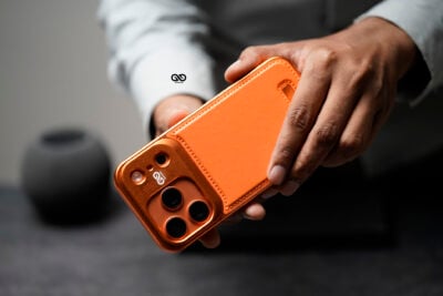 Vegan Leather Case With Titanium Frame