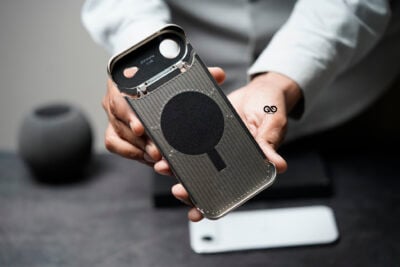 Vegan Leather Case With Titanium Frame