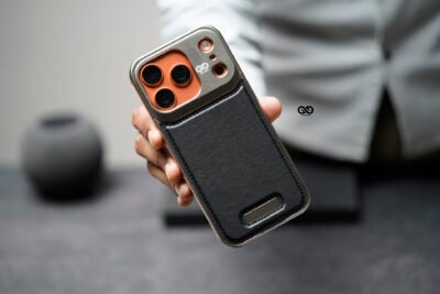 Vegan Leather Case With Titanium Frame