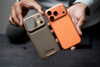 Vegan Leather Case With Titanium Frame
