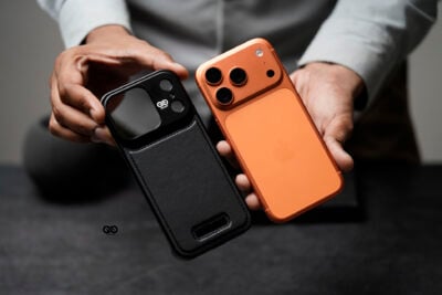 Vegan Leather Case With Titanium Frame