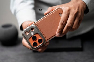 Vegan Leather Case With Titanium Frame