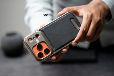 Vegan Leather Case With Titanium Frame