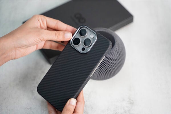 Magsafe Real Aramid Carbon Fiber Case With Open Side For iPhone 14 Pro - Image 13