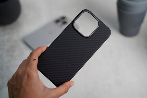 Magsafe Real Aramid Carbon Fiber Case With Open Side For iPhone 14 Pro - Image 17
