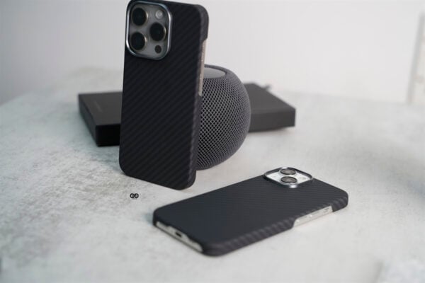 Magsafe Real Aramid Carbon Fiber Case With Open Side For iPhone 14 Pro - Image 19