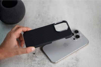 Magsafe Real Aramid Carbon Fiber Case With Open Side For iPhone 14 Pro