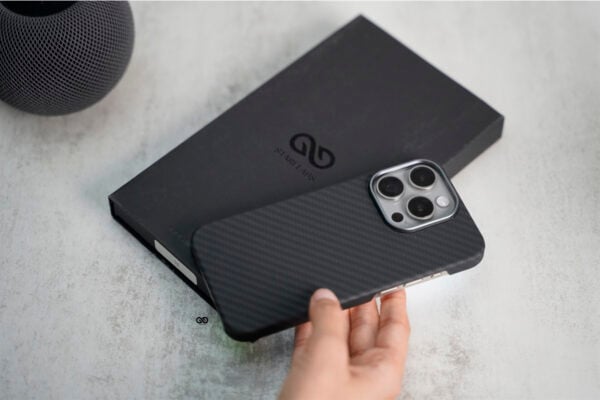 Magsafe Real Aramid Carbon Fiber Case With Open Side For iPhone 14 Pro - Image 27