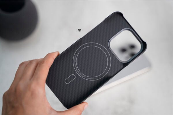 Magsafe Real Aramid Carbon Fiber Case With Open Side For iPhone 14 Pro - Image 28