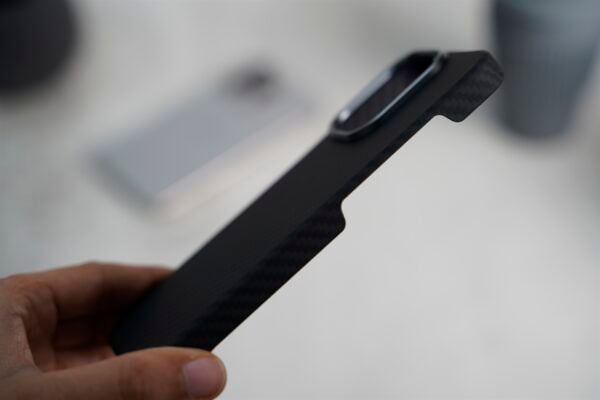Magsafe Real Aramid Carbon Fiber Case With Open Side For iPhone 14 Pro - Image 31