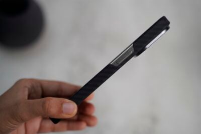 Magsafe Real Aramid Carbon Fiber Case With Open Side For iPhone 14 Pro