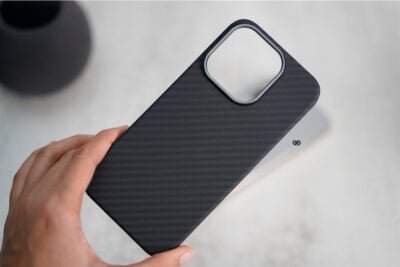 Magsafe Real Aramid Carbon Fiber Case With Open Side For iPhone 14 Pro