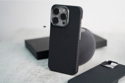 Magsafe Real Aramid Carbon Fiber Case With Open Side For iPhone 14 Pro