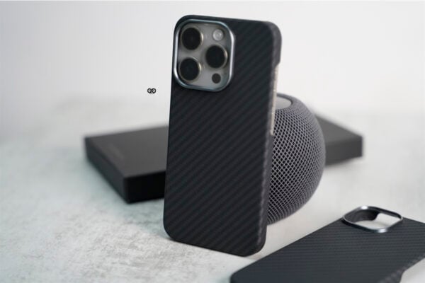 Magsafe Real Aramid Carbon Fiber Case With Open Side For iPhone 14 Pro - Image 10