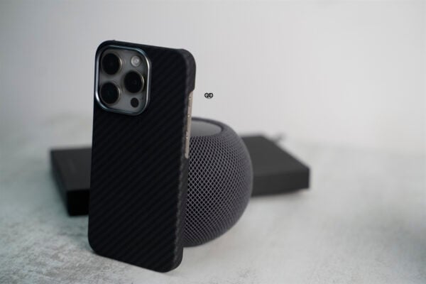 Magsafe Real Aramid Carbon Fiber Case With Open Side For iPhone 14 Pro - Image 11