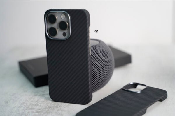 Magsafe Real Aramid Carbon Fiber Case With Open Side For iPhone 14 Pro - Image 12