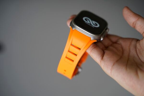 Vented FKM Rubber Band With 316L Buckle Closure For Apple Watch 49 MM Series Ultra/Ultra 2 - Image 3