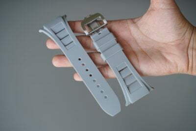 Vented FKM Rubber Band With 316L Buckle Closure For Apple Watch 49 MM Series Ultra/Ultra 2