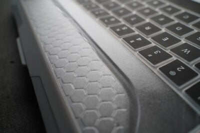 Black Slim Rubberized TPU Bumper Cover For MacBook Pro 13 inch 2020/2021/2022 M1/M2 A2338 A2251 A2289