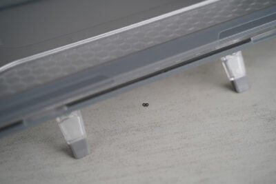 Grey Slim Rubberized TPU Bumper Cover For MacBook Air 13.6 inch 2025/2024/2022 M4/M3/M2 Air A3240/A3113/A2681