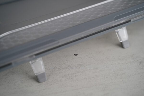 Grey Slim Rubberized TPU Bumper Cover For MacBook Air 13.6 inch 2025/2024/2022 M4/M3/M2 Air A3240/A3113/A2681 - Image 4