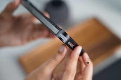 Carbon Texture Edition-Frameless Armored Case with Kickstand Feature