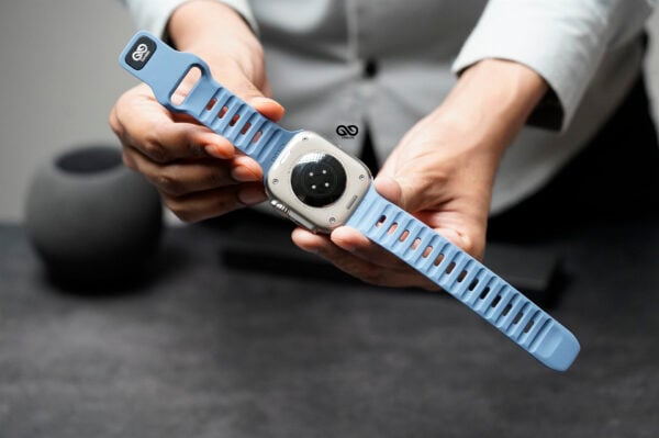 Cool Blue Waterproof Silicone Sports Band for Apple Watch 49 MM Series Ultra/Ultra 2 - Image 10