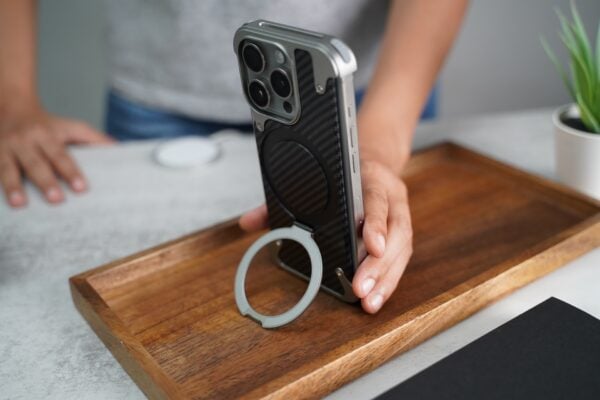 Carbon Texture Edition-Frameless Armored Case with Kickstand Feature - Image 31