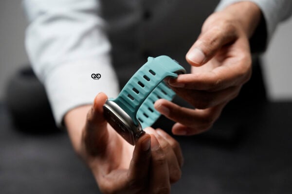 Sea Green Waterproof Silicone Sports Band for Apple Watch 49 MM Series Ultra/Ultra 2 - Image 2