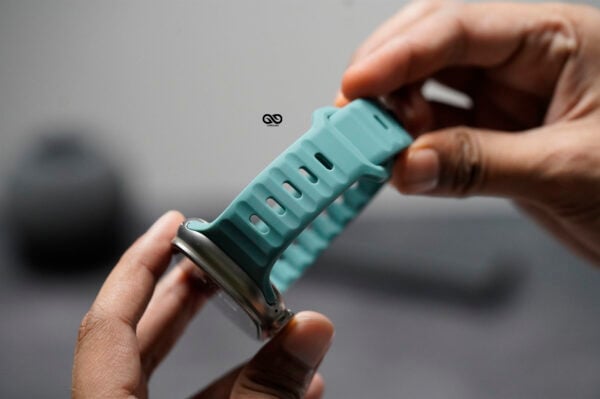Sea Green Waterproof Silicone Sports Band for Apple Watch 49 MM Series Ultra/Ultra 2 - Image 6