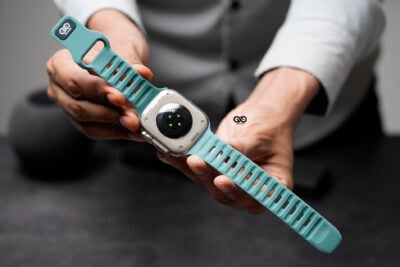 Sea Green Waterproof Silicone Sports Band for Apple Watch 49 MM Series Ultra/Ultra 2