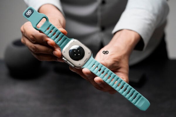 Sea Green Waterproof Silicone Sports Band for Apple Watch 49 MM Series Ultra/Ultra 2 - Image 4
