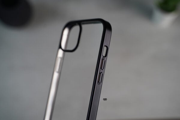 Black Transparent shockproof case with colored border For iPhone 15/15 Plus - Image 11