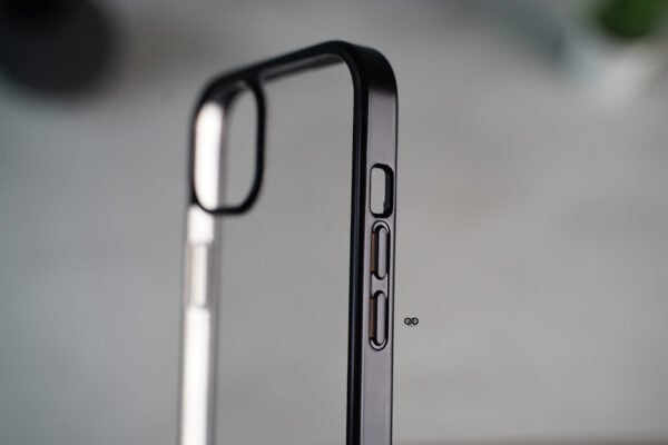 Black Transparent shockproof case with colored border For iPhone 15/15 Plus - Image 5